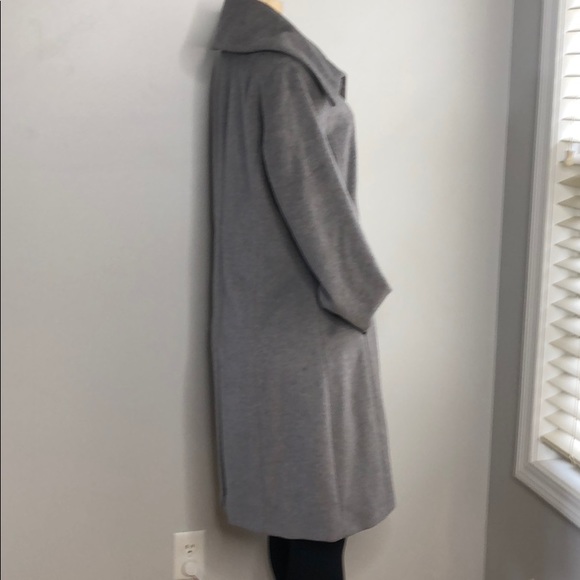 Cole Haan Signature Envelope Collar A-Line Coat - Picture 5 of 8